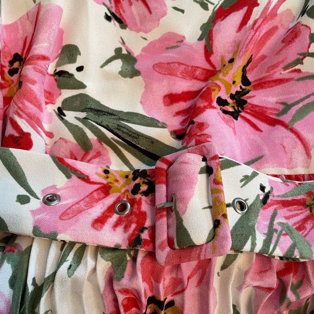 T. Tahari Floral Sleeveless Maxi Dress - Picture 5 of 8